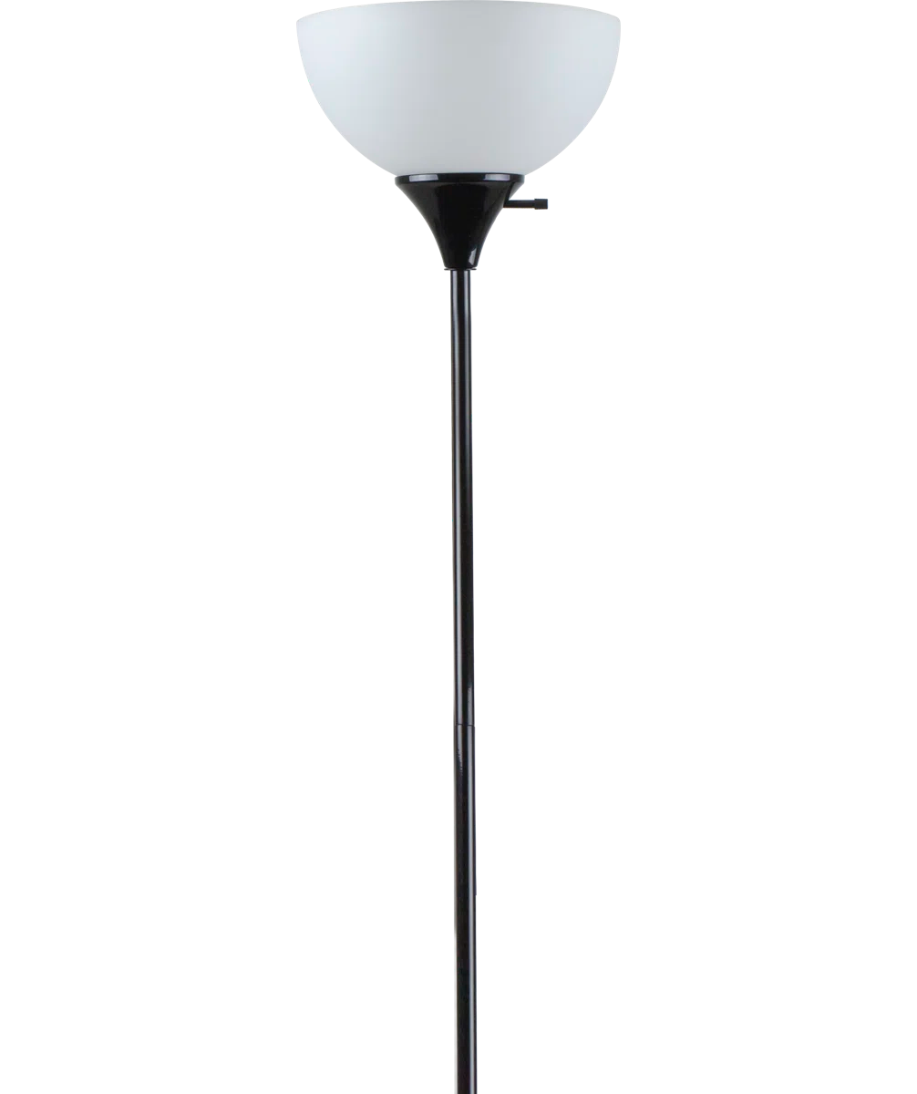 Kamelya 71'' Torchiere Floor Lamp with Outlet